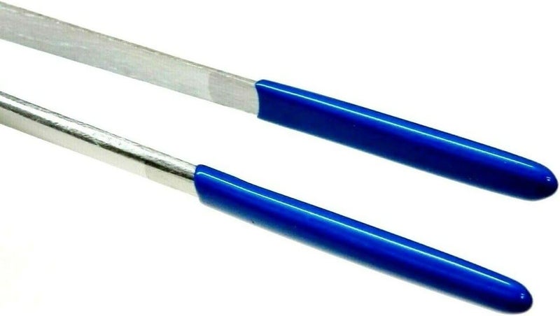 JTS 12 Inch Tweezer with PVC Rubber Tips Coated Straight Flat Tip Stainless Steel Forceps Steam Ultrasonic Cleaning Tweezer | Non-Marring | Good Grip | Jewelry | Hobby Crafts Industrial Electronic By - Image 5